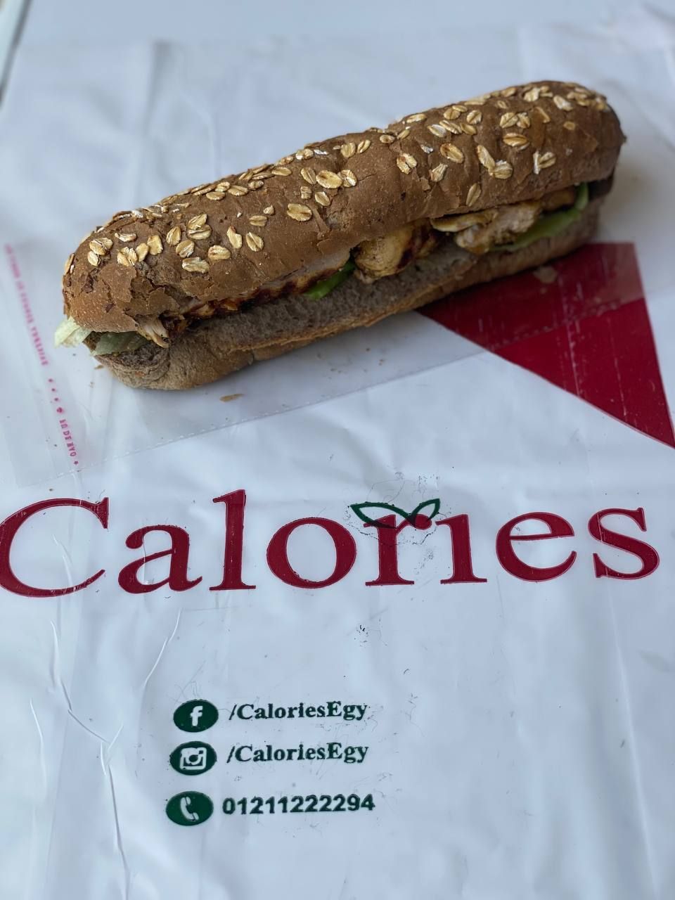 Calories sandwiches